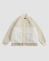 Wind Spliced Wool Cotton Jacket